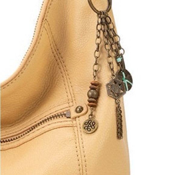 ♥️The Sak Sequoia Leather Hobo Bag in Vintage Coral - Picture 11 of 12